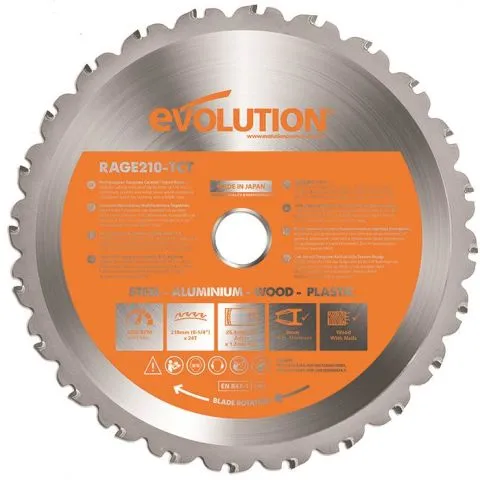 Snabb frakt EVR210S Evolution Sågklinga 210x25,4mm, 24T